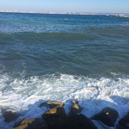 Appartement La Plage De La Pointe Rouge Marseille Bagian luar foto